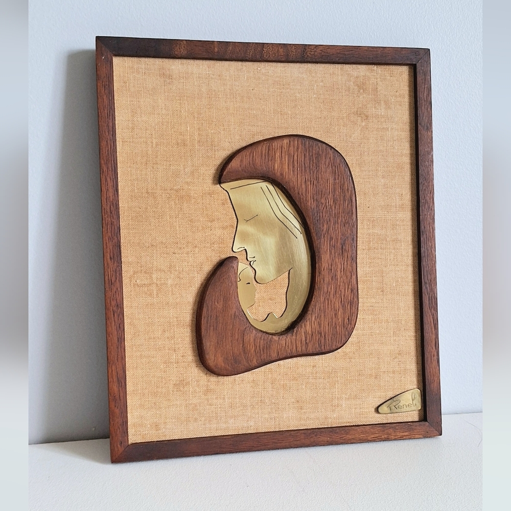 Renel Teck wood Religious hanging decoration